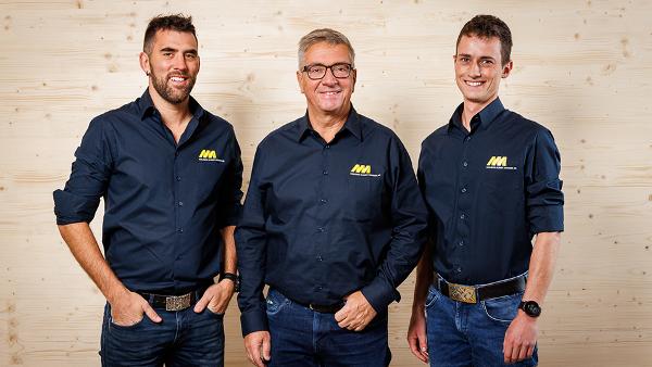 tefan Inauen, Albert Manser und Manuel Müller. (v.l.).