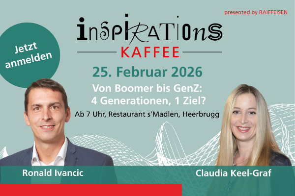 Ronald Ivancic zeigt, worin sich die Generationen tatsächlich unterscheiden; Claudia Keel-Graf von der Sonnenbräu AG teilt ihre Erfahrungen aus ihrem Familienunternehmen. 