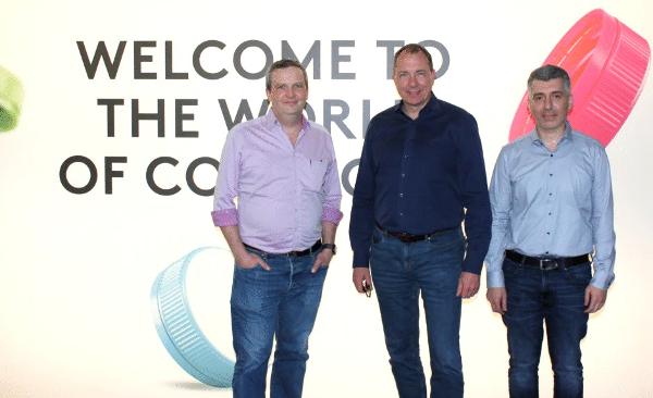 Der bisherige und der neue CEO sowie der neue CTO bei Corvaglia: Michael Krueger, Marcel Dissel und Rufat Dauti. (v.l.)
