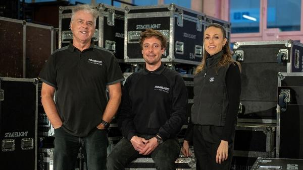 Peter, Jan und Kim Lemmenmeier von Stagelight. Peter, Jan und Kim Lemmenmeier von Stagelight.