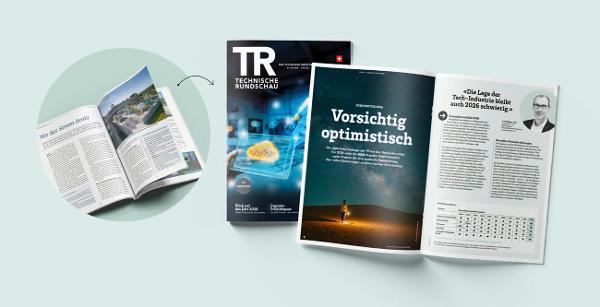 Die Technische Rundschau positioniert sich als moderne Informationsplattform für die Schweizer Industrie. Die Technische Rundschau positioniert sich als moderne Informationsplattform für die Schweizer Industrie.
