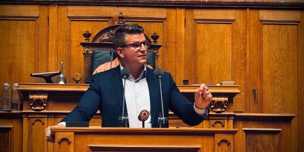 SVP-Nationalrat und Initiator Mike Egger aus Berneck.