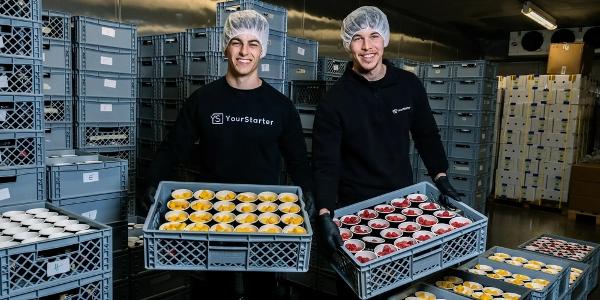 Mit 1302 Stimmen gewannen Fabian und Nando Lüchinger von YourStarter den diesjährigen Publikumspreis.