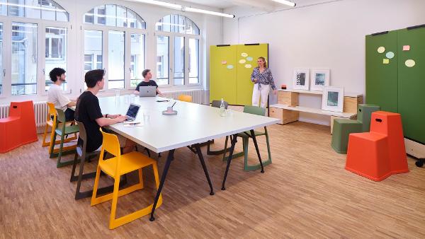 Das HSG ETH Student Project House entsteht auf dem START-Campus an der Unterstrasse in St.Gallen. (Bild: Vitra AG) Das HSG ETH Student Project House entsteht auf dem START-Campus an der Unterstrasse in St.Gallen. (Bild: Vitra AG)