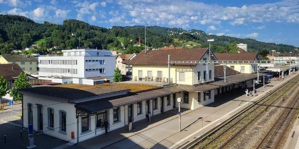 Anfang März hat die Ostschweizer Regierungskonferenz eine Erweiterung der aktuellen Verkehrsplanung beim Bund gefordert. Im Bild der Bahnhof St.Margrethen. Anfang März hat die Ostschweizer Regierungskonferenz eine Erweiterung der aktuellen Verkehrsplanung beim Bund gefordert. Im Bild der Bahnhof St.Margrethen.