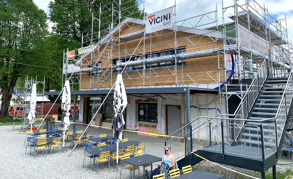 Das neue Talrestaurant soll am 30. Mai für Gäste öffnen. (Bild: Julia Nehmiz) Das neue Talrestaurant soll am 30. Mai für Gäste öffnen. (Bild: Julia Nehmiz)