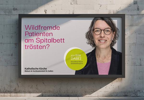 Spitalseelsorgerin Vera Maria Rösch ist Teil der Bistumskampagne.