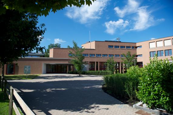 Die Pädagogische Hochschule St.Gallen an der Seminarstrasse in Gossau.