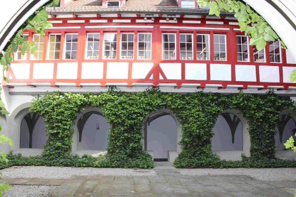Das ehemalige Kloster St.Katharina an der Katharinengasse 11 beim Marktplatz in St.Gallen.