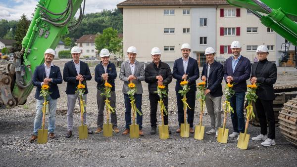Frank Lehner, Stefan Schäfer, Norbert Stieger, Mesut Schmid, Richard Ammann, Armin Hanselmann, Beat Vetterli, Reto Brunner und Bernhard Jenny.