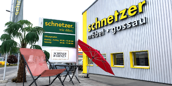 Die Möbel Schnetzer AG an der Wilerstrasse 66 in Gossau.