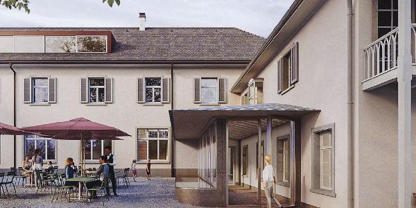 Das Bistro am Arenenberg mit BBZ und Napoleon-Museum.