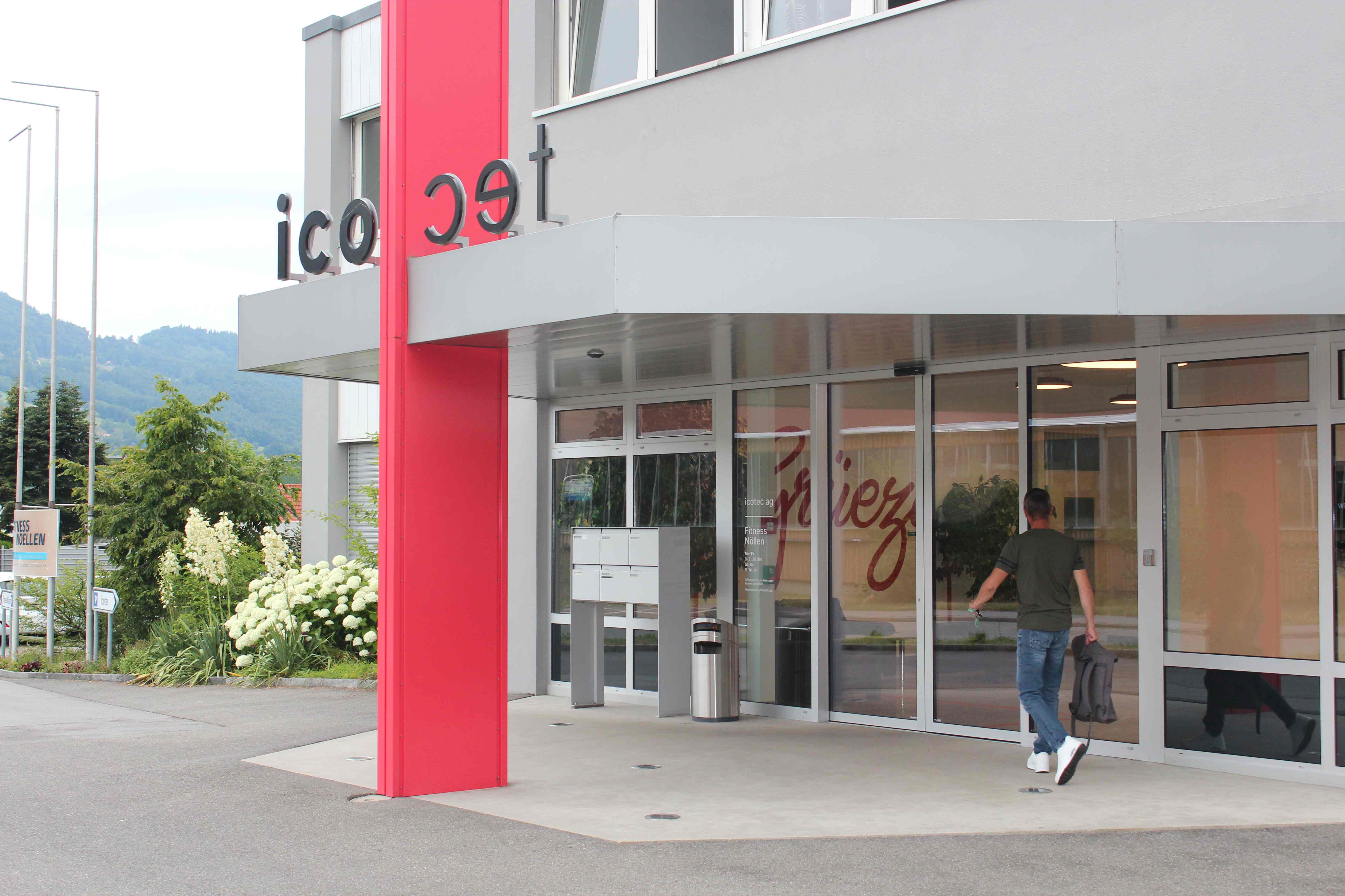 Der Hauptsitz von Icotec an der Industriestrasse 12 in Altstätten.