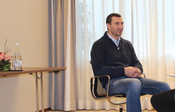 Wladimir Klitschko 2016 im Interview zum damals neuen CAS.