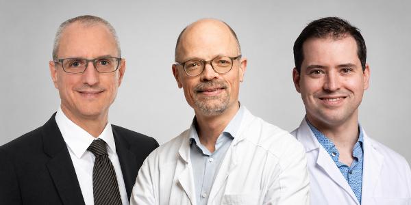 Nicolaus Andratschke, Patrick Roth und Philipp Kohler. (v.l.; Bildcollage: stgallen24)