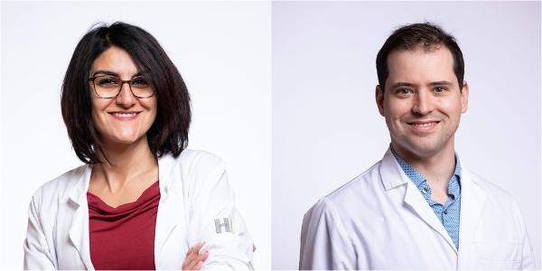 Baharak Babouee Flury und Philipp Kohler der Klinik für Infektiologie, Infektionsprävention und Reisemedizin. Baharak Babouee Flury und Philipp Kohler der Klinik für Infektiologie, Infektionsprävention und Reisemedizin.