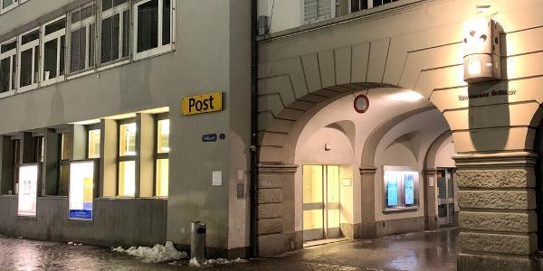 Der Migros teo Speicher soll im ehemals von der Post genutzten Gebäude im Erdgeschoss der Liegenschaft Zaun 56 realisiert werden.