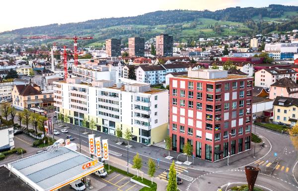 Die Sondernutzung Löwenstrassse Süd umfasst ein fast 4000 Quadratmeter grosses Areal. (Bild: Krapf AG)