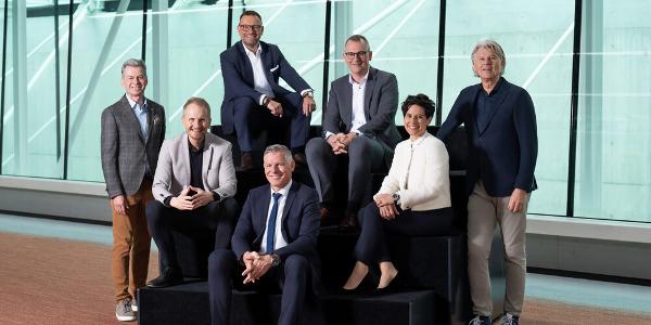 Der Olma-Verwaltungsrat: Gian Bazzi, Sven Reinecke, Andy Böckli, Markus Streckeisen (Präsident), Hugo Quaderer, Christine Egger-Schöb und Andreas Angehrn. Der Olma-Verwaltungsrat: Gian Bazzi, Sven Reinecke, Andy Böckli, Markus Streckeisen (Präsident), Hugo Quaderer, Christine Egger-Schöb und Andreas Angehrn.