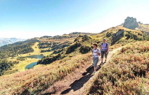 Auf dem Flumserberg tummelten sich am Rekordtag des Sommers mehr als 3000 Wander- und Naturfreudige.