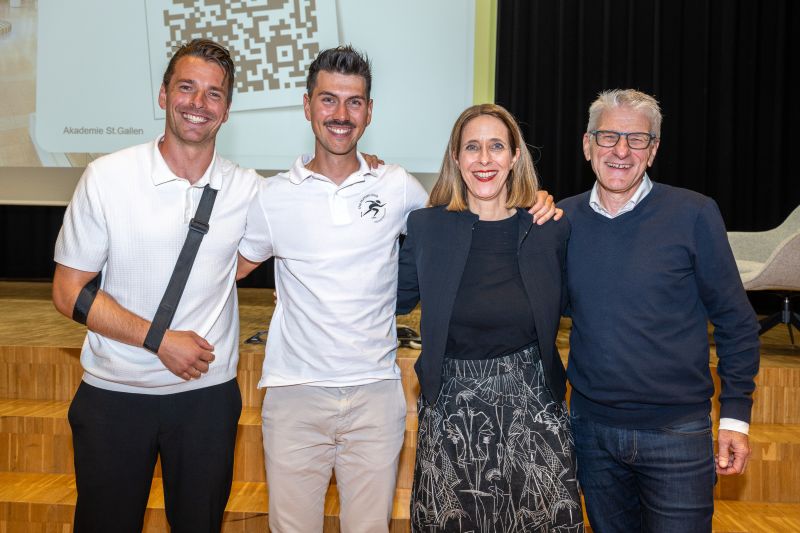 Lukas Görtler, Manuel Neuhold, Sabine Bianchi und Philippe Dietrich. (v.l.) Lukas Görtler, Manuel Neuhold, Sabine Bianchi und Philippe Dietrich. (v.l.)
