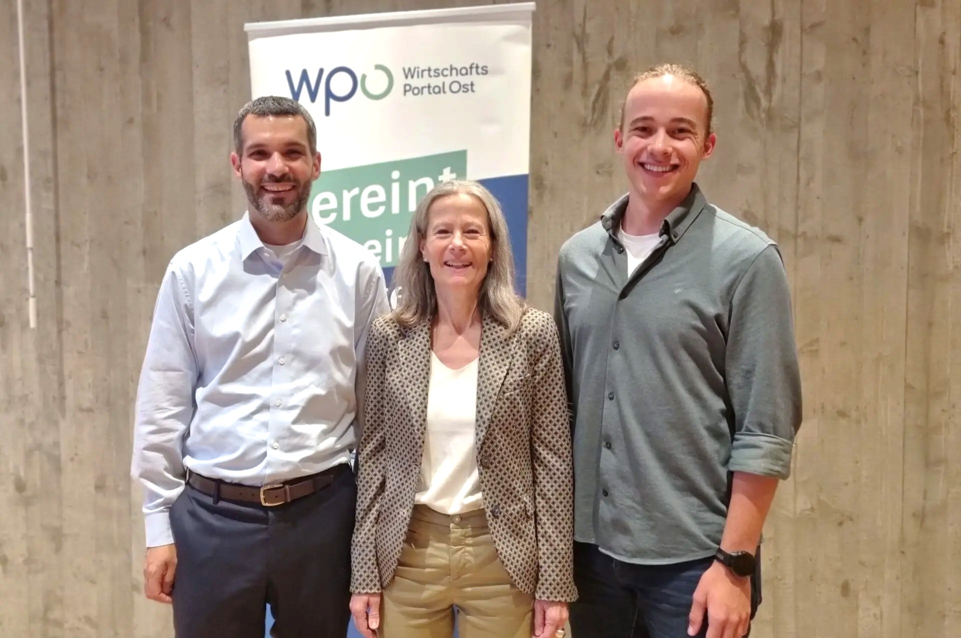 Christian Herter, Patricia Fent und Florian Looser. (v.l.)