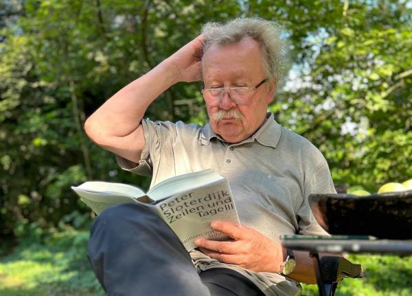 Höhepunkt des Veranstaltungsprogramms am 8. November auf dem Lilienberg ist das Gespräch mit dem berühmten Philosophen Peter Sloterdijk. (Bild Bea Sloterdijk)
