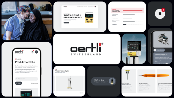 Oertlis neuer Webauftritt.