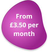 From £3.50 per month