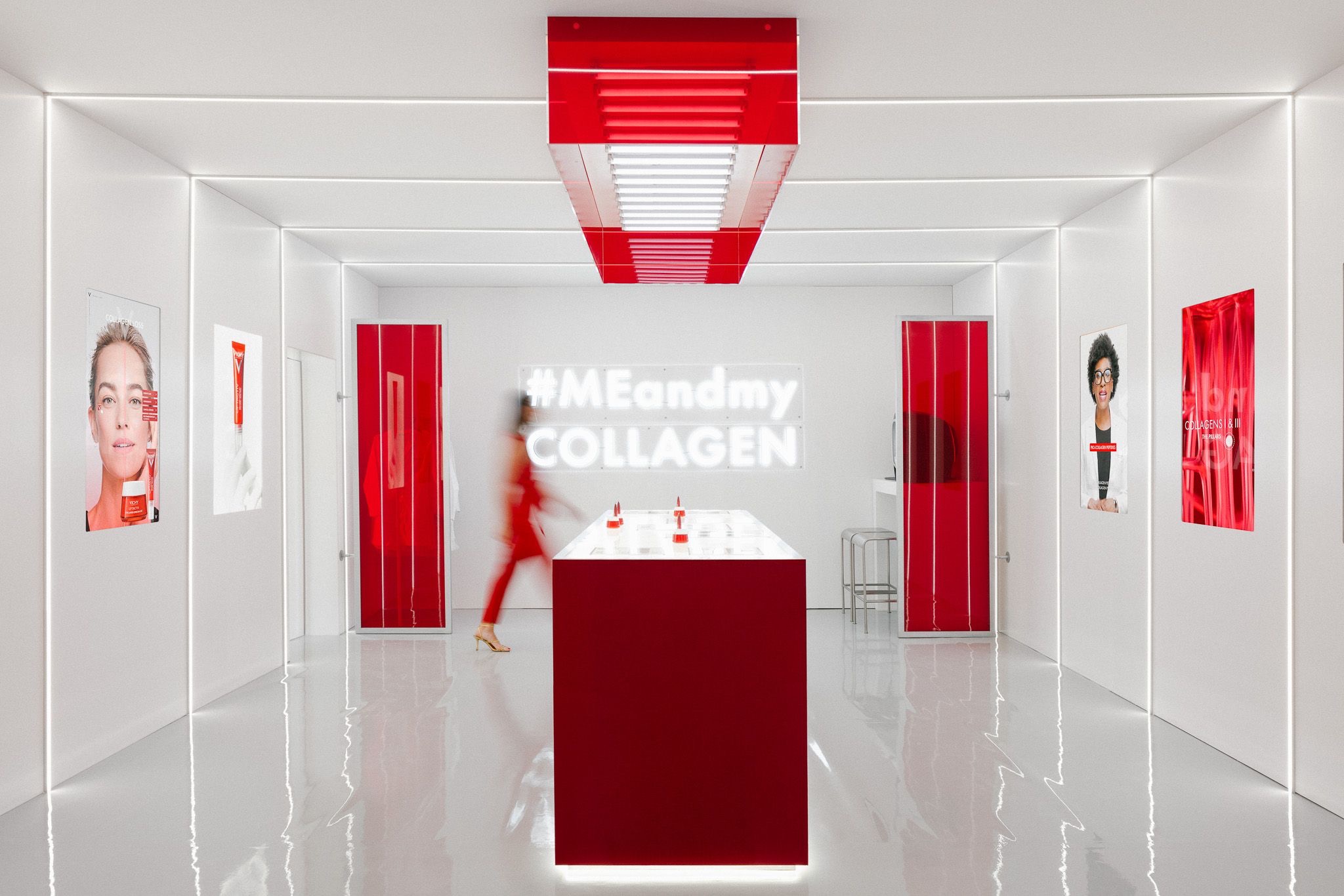 Vichy Clinic of Future — immersive brand environment from the Select Input portfolio
