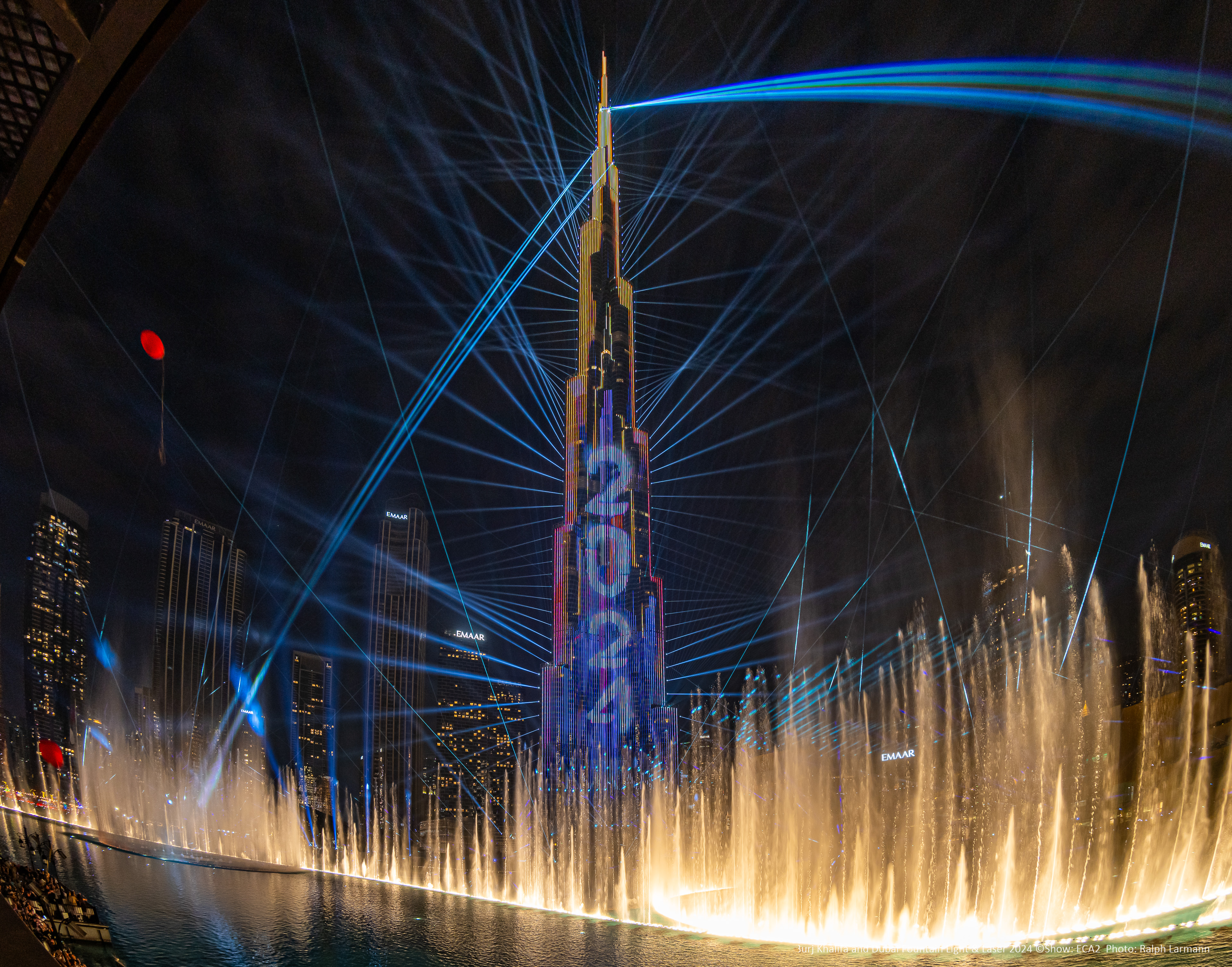 Burj Khalifa New Year multimedia show