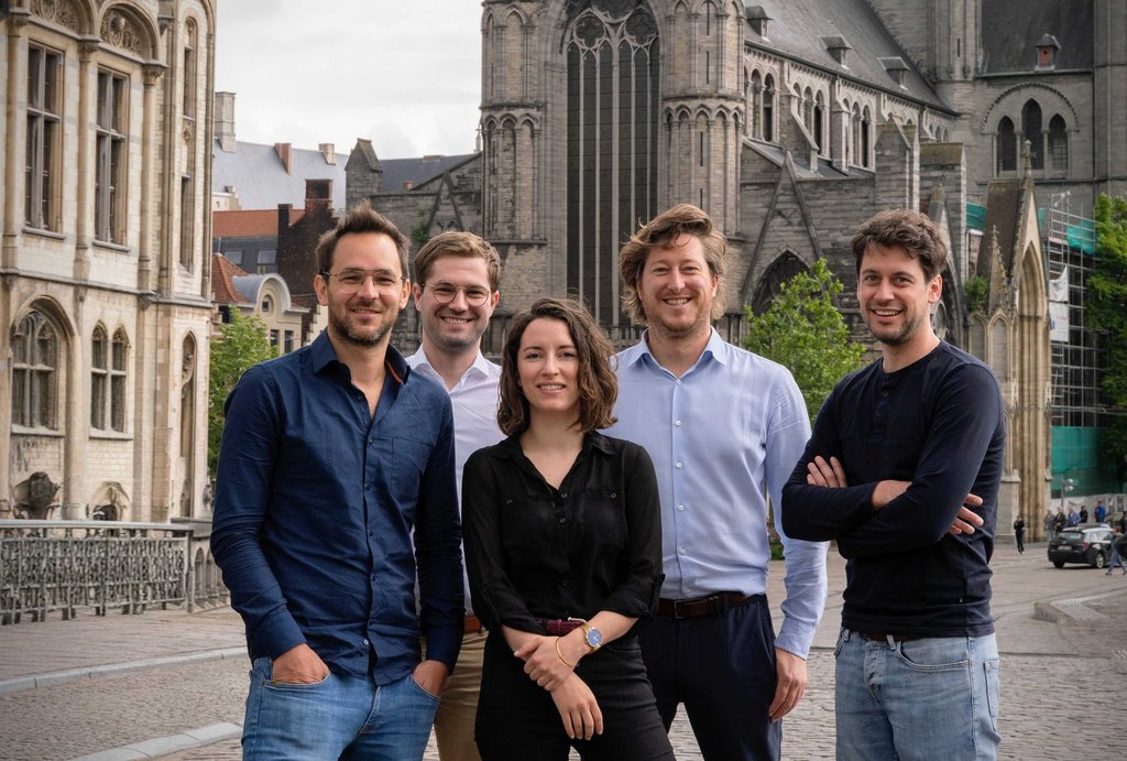 Gregor Strobbe, Tom Van Steenkiste, Eline Van Vlierberghe, Pieter Van Mierlo and Jeroen Crappé