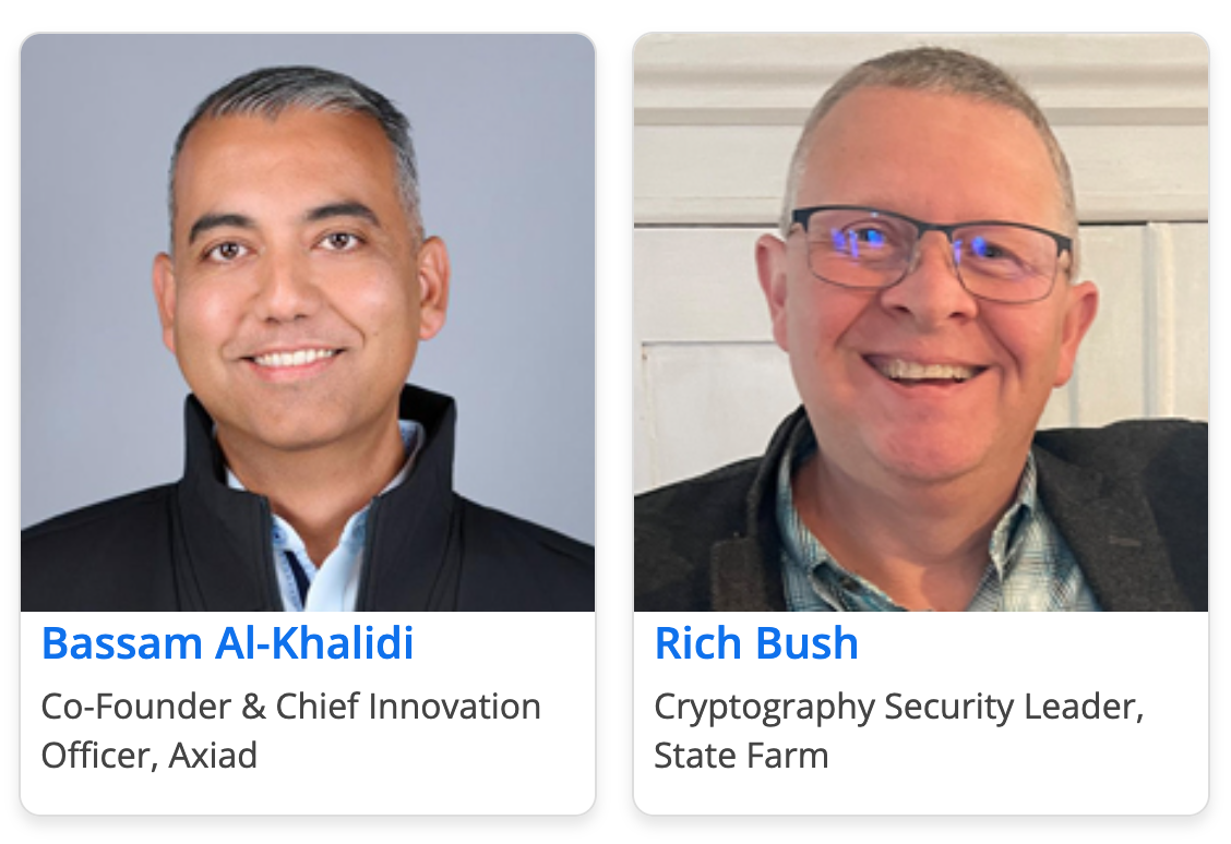 headshot photos of Bassam Al-Khalidi and Rich Bush