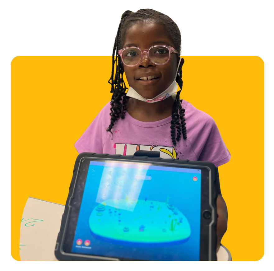 student with kai xr