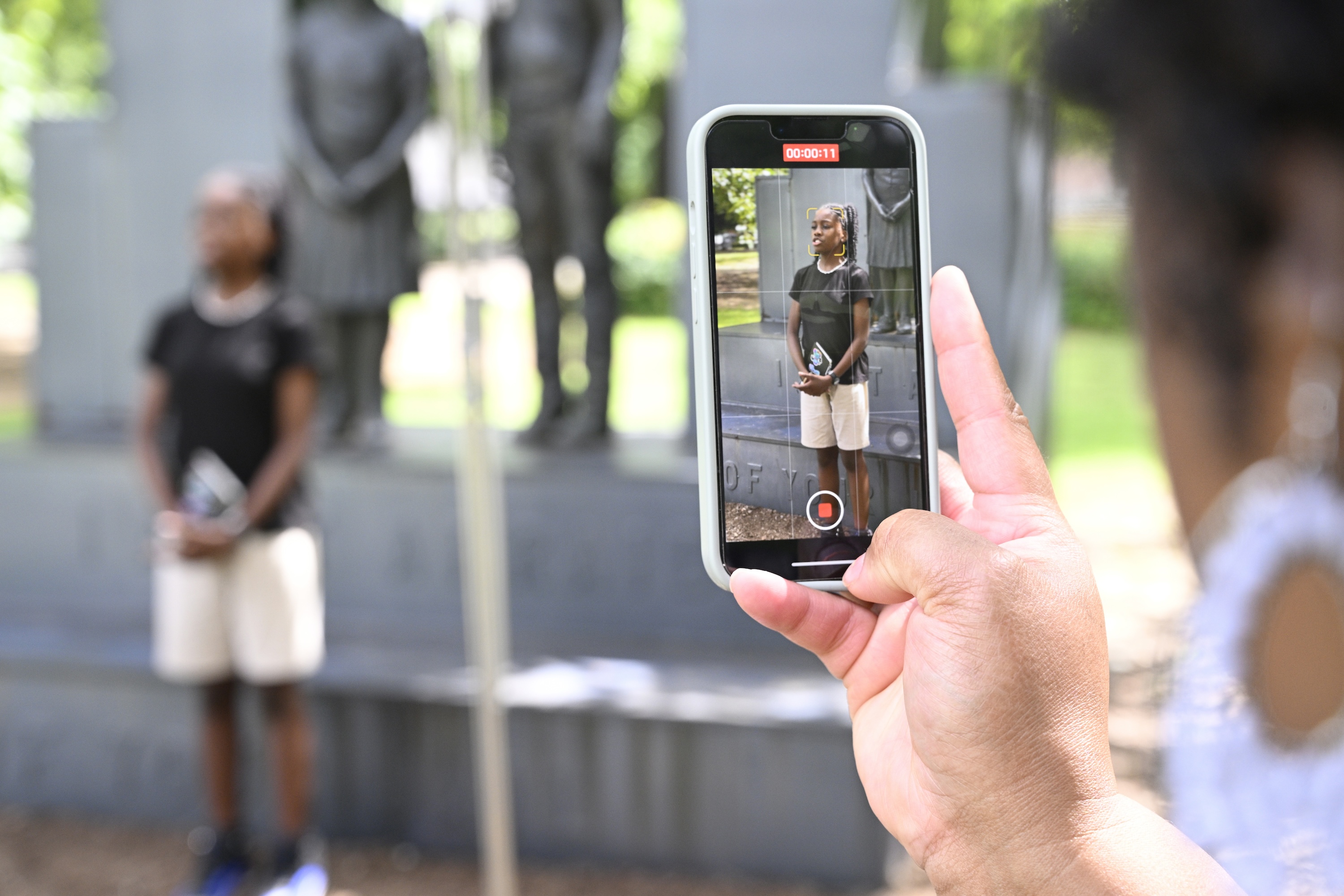 VR filming BTS photo