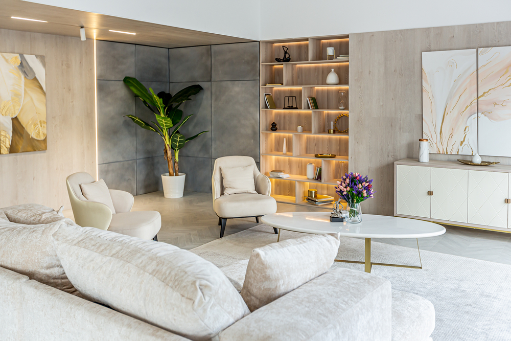interior of luxury new home in Portugal