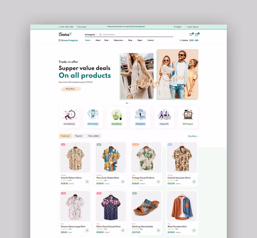 Ny nettside for sport og friluftsliv med produktdetaljer, kampanjer og brukervennlig design.