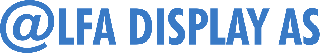 Alfa Display Drift logo – byrå i Trondheim