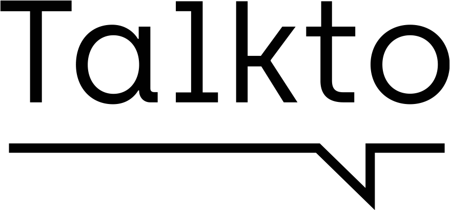 Talkto logo – byrå i Trondheim