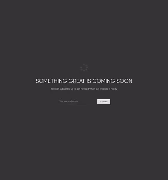 Screenshot Coming Soon - Arko Webflow Template