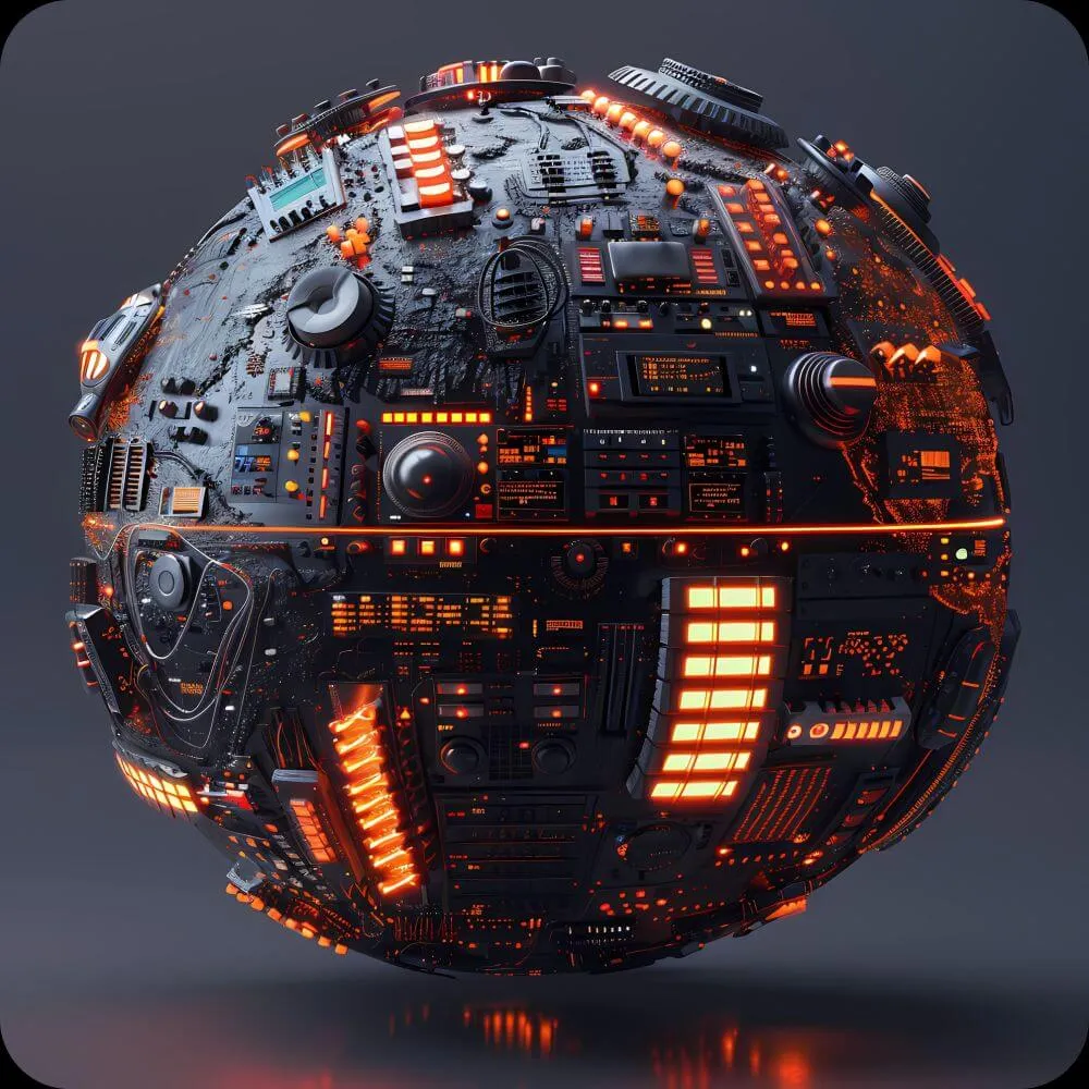 A futuristic sphere
