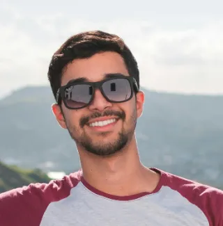 Smiling customer