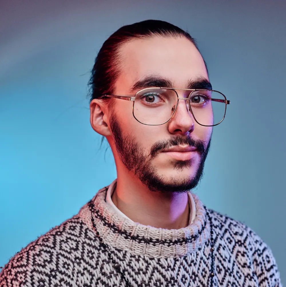 A handsome young developer