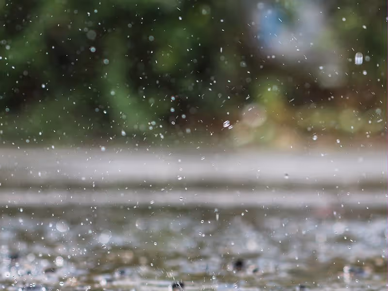 summer rainstorm in north atlanta