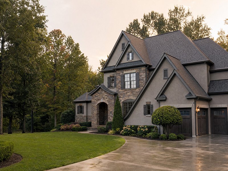big brown house