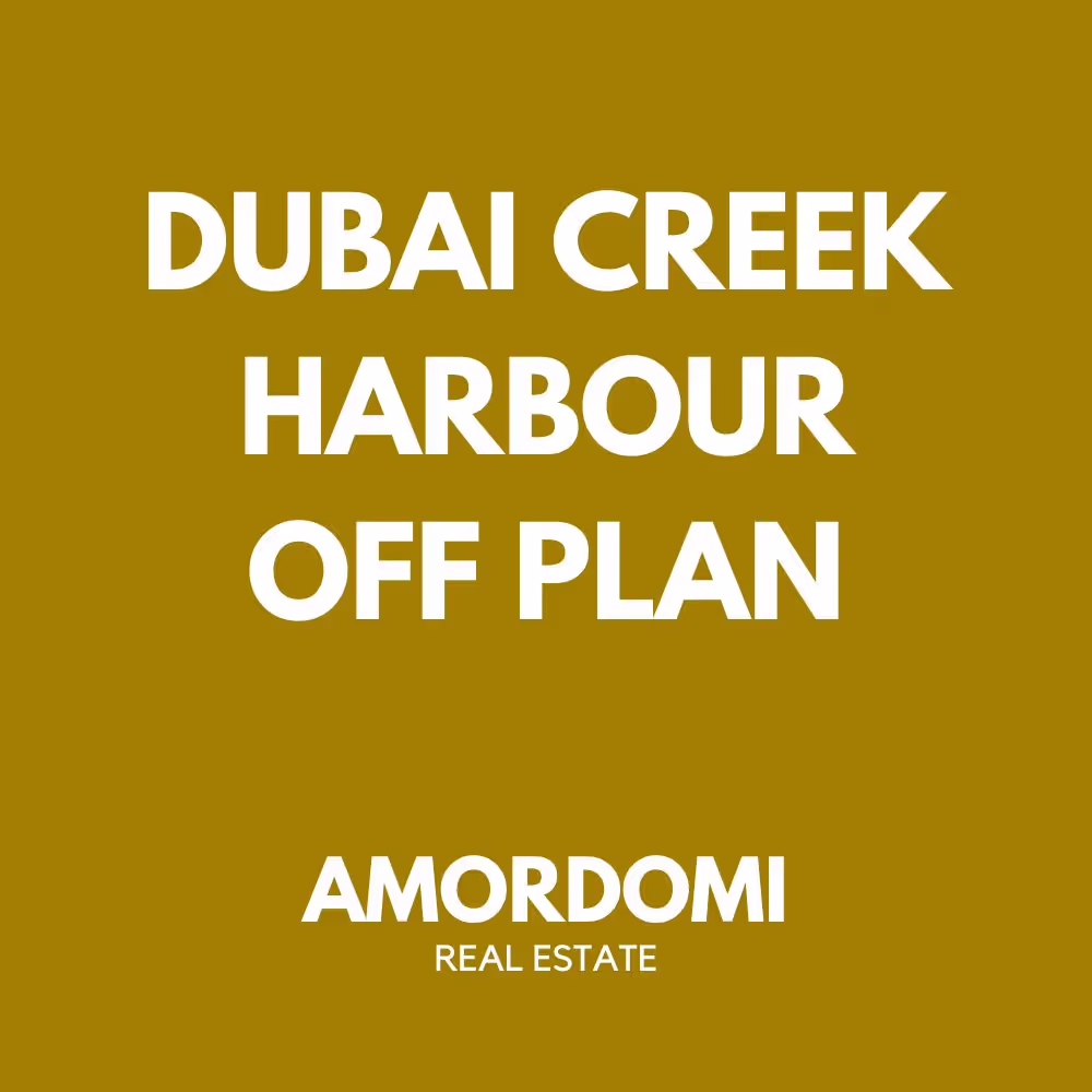 Dubai Creek Harbour Off Plan Dubai