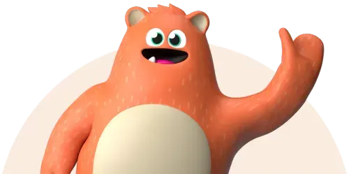 Ed Prodigy mascot waving