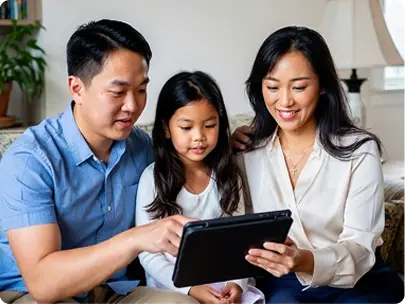 Parents using Prodigy Game