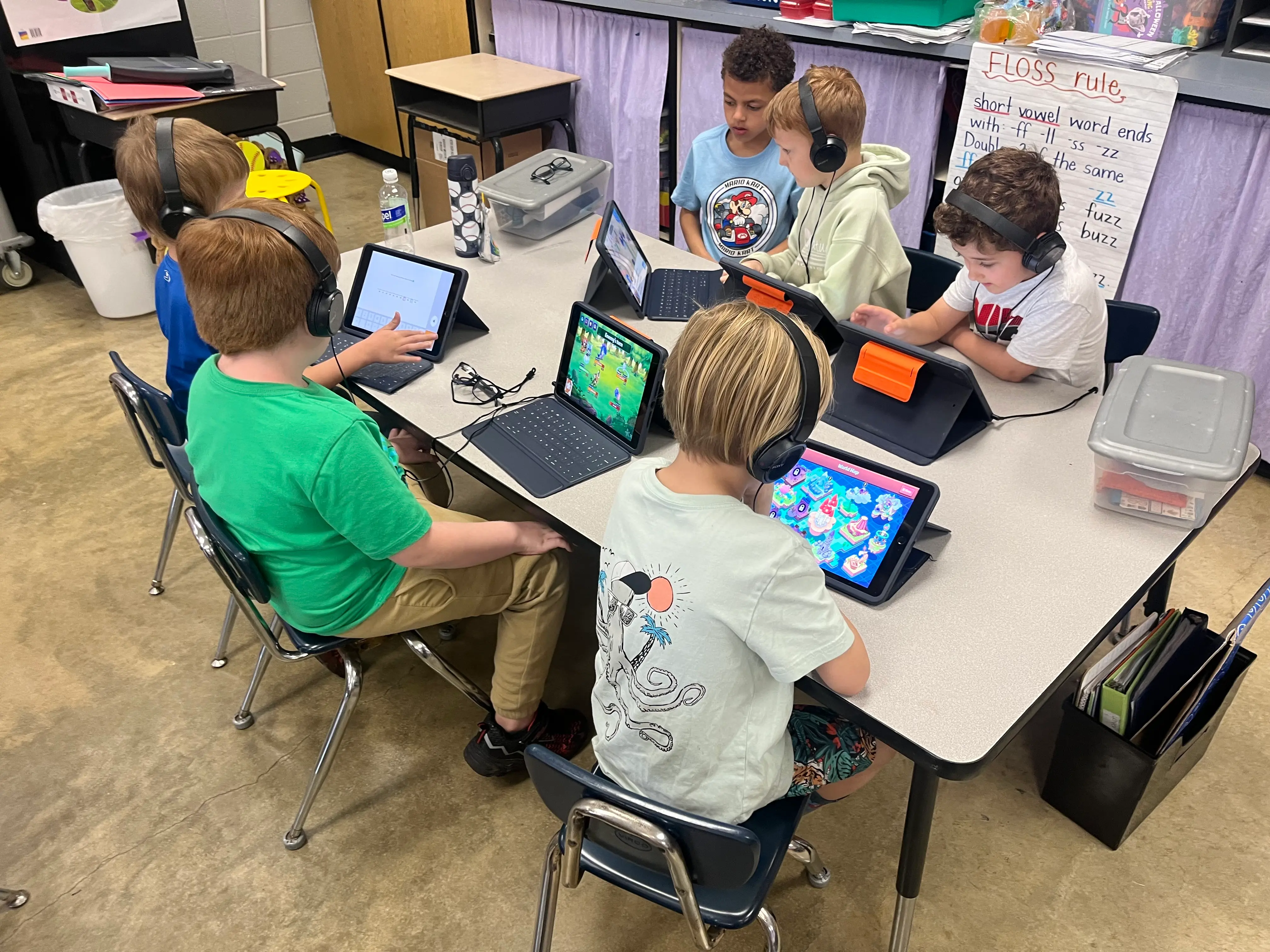 Kids using Prodigy Game