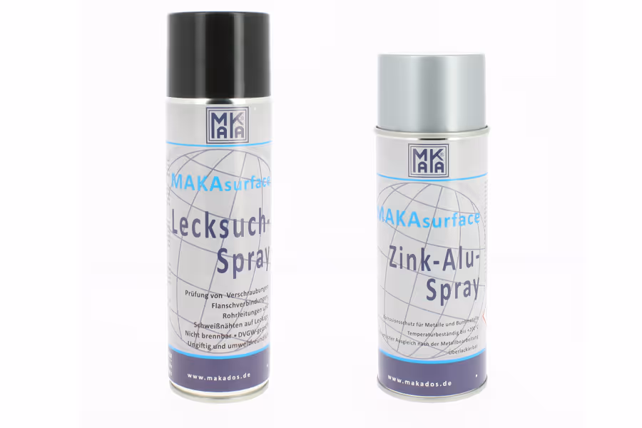 Instandhaltungsprodukte: Lecksuchspray und Zink-Alu-Spray